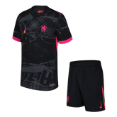 Maillot de football Chelsea Third Extérieur 2024/25 (Maillot + Short)